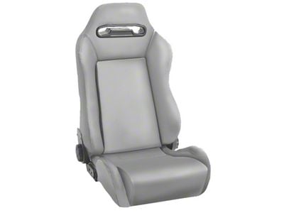 Rugged Ridge Sport Reclining Front Seat; Gray (76-02 Jeep CJ5, CJ7, Wrangler YJ & TJ)