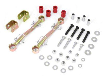 Rugged Ridge Front Sway Bar End Links for 3.50 to 4-Inch Lift (97-06 Jeep Wrangler TJ)
