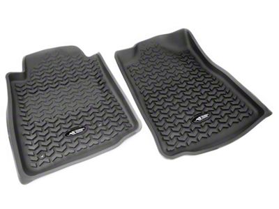 Rugged Ridge All-Terrain Front Floor Liners; Black (12-15 Tacoma)