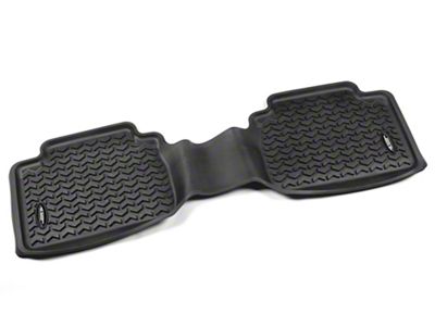 Rugged Ridge All-Terrain Rear Floor Liner; Black (05-23 Tacoma Access Cab, Double Cab)
