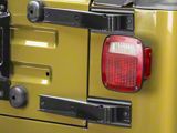 Rugged Ridge Tailgate Hinges; Black (97-06 Jeep Wrangler TJ)