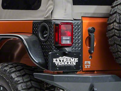 Rugged Ridge Rear Quarter Panel Body Armor Kit (07-18 Jeep Wrangler JK 4-Door)