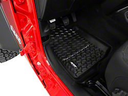 Rugged Ridge All-Terrain Front and Rear Floor Liners; Black (18-25 Jeep Wrangler JL 4-Door, Excluding 4xe)