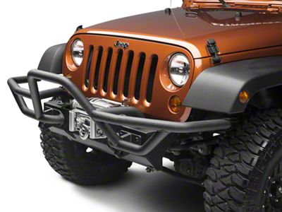 Rugged Ridge XHD Front Bumper RRC Mount (76-18 Jeep CJ5, CJ7, Wrangler YJ, TJ & JK)