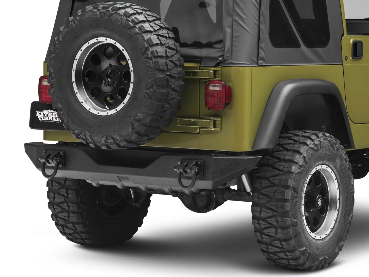 Rugged Ridge Jeep Wrangler XHD Rear Bumper 11546.10 (76-06 Jeep