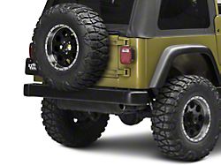 Rugged Ridge Tire Carrier Heavy Duty; Textured Black (87-06 Jeep Wrangler YJ & TJ)