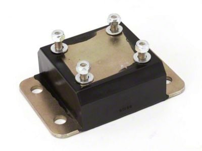 Rugged Ridge Transmission Mount; Black (97-06 4.0L Jeep Wrangler TJ w/ Manual Transmission)