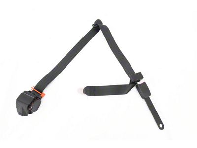 3-Point Tri-Lock Seat Belt; Driver Side; Black (03-06 Jeep Wrangler TJ)