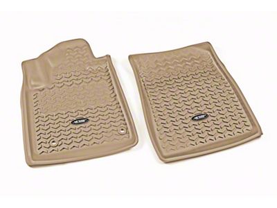 Rugged Ridge All-Terrain Front Floor Liners; Tan (12-21 Tundra)