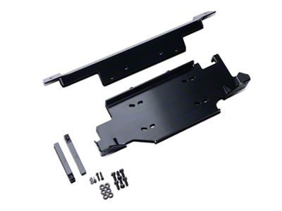 Rugged Ridge Stamped Front Bumper Winch Plate (13-18 Jeep Wrangler JK)