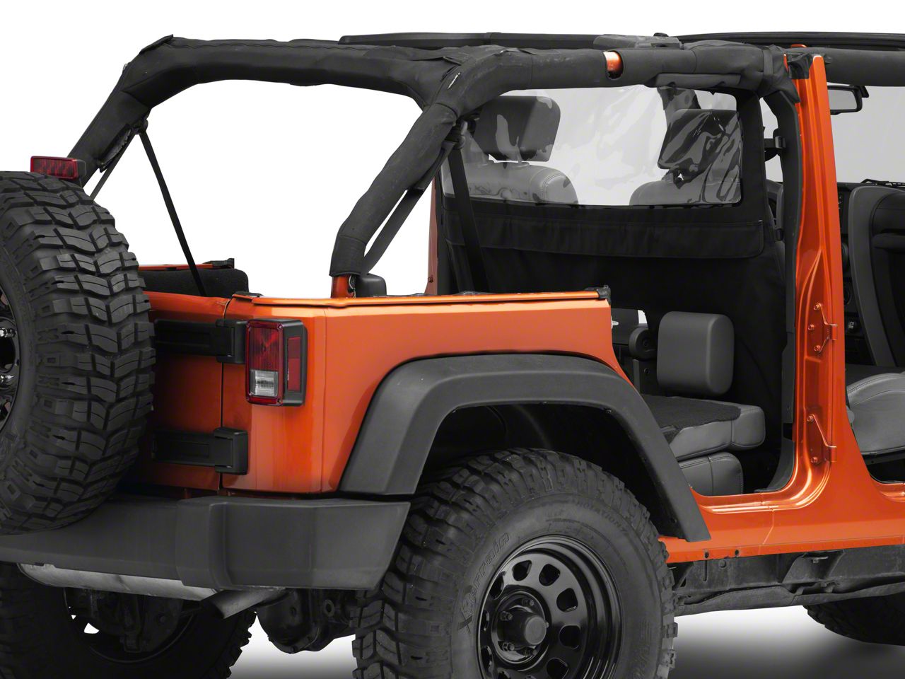 Rugged Ridge Jeep Wrangler Windbreaker J120053 (07-18 Jeep