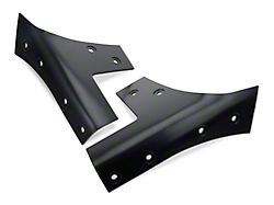 Rugged Ridge Windshield Hinges; Black (07-18 Jeep Wrangler JK)