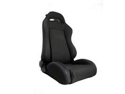 Rugged Ridge Sport Reclining Front Seat; Black Denim (97-06 Jeep Wrangler TJ)