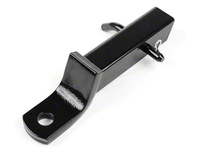 Rugged Ridge 2-Inch Receiver Ball Mount and Hitch Pin; 0-Inch Drop (Universal; Some Adaptation May Be Required)