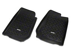 Rugged Ridge All-Terrain Front Floor Liners for Right Hand Drive; Black (07-18 Jeep Wrangler JK)