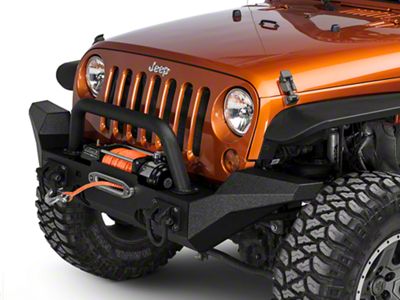 Rugged Ridge XHD Front Bumper with Over-Rider Hoop and High Clearance Ends (07-18 Jeep Wrangler JK)