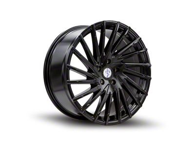 Sapphire Luxury Alloys SX06 Gloss Black Wheel; 22x9; 35mm Offset (07-18 Jeep Wrangler JK)