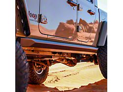 Savvy Offroad Krawler Lite Slider Kit; Bolt-On; Raw (20-25 Jeep Gladiator JT)