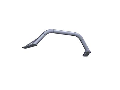 Savvy Offroad Front Bumper Hoop; Raw (07-25 Jeep Wrangler JK & JL w/ Krawler Lite Bumper)