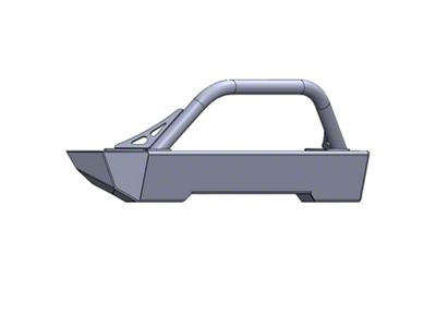Savvy Offroad Surf and Turf Bumper with Hoop; Raw (07-18 Jeep Wrangler JK)