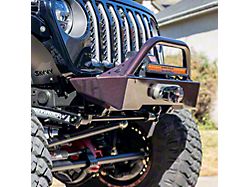 Savvy Offroad Krawler Lite Aluminum Front Bumper with Hoop; Raw (18-25 Jeep Wrangler JL)