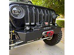 Savvy Offroad Krawler Lite Aluminum Front Bumper without Hoop; Raw (18-25 Jeep Wrangler JL)