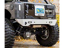 Savvy Offroad Krawler Lite Aluminum High Clearance Rear Bumper; Raw (07-18 Jeep Wrangler JK)