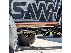 Savvy Offroad Krawler Lite Slider Kit; Weld-On; Raw (18-25 Jeep Wrangler JL 4-Door)