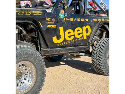 Savvy Offroad Krawler Lite Slider Kit; Weld-On; Raw (18-25 Jeep Wrangler JL 2-Door)