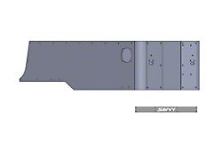 Savvy Offroad Legacy Aluminum Corner Armor; Raw (04-06 Jeep Wrangler TJ Unlimited)