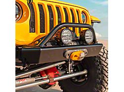 Savvy Offroad Legacy Aluminum Front Bumper with Hoop: Raw (18-25 Jeep Wrangler JL)