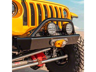 Savvy Offroad Legacy Aluminum Front Bumper with Hoop: Raw (18-25 Jeep Wrangler JL)