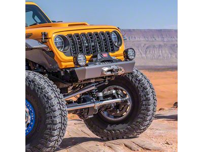 Savvy Offroad Legacy Aluminum Front Bumper without Hoop; Raw (18-25 Jeep Wrangler JL)