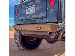 Savvy Offroad Legacy Aluminum Rear Bumper Kit; Raw (97-06 Jeep Wrangler TJ)