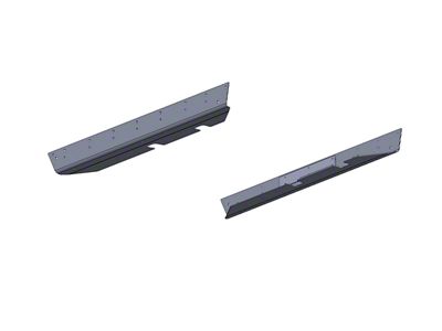 Savvy Offroad Rocker Armor; Raw (04-06 Jeep Wrangler TJ Unlimited)