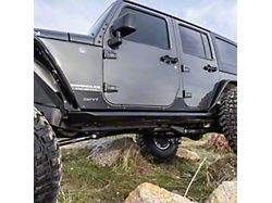 Savvy Offroad Rocker Trim Kit; Raw (07-18 Jeep Wrangler JK 4-Door)