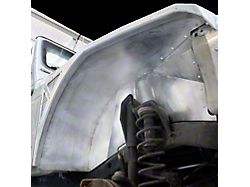Savvy Offroad Rolled Front Inner Fenders; Raw (97-06 Jeep Wrangler TJ)