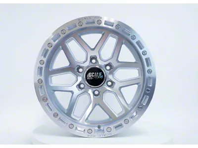 Scale 4x4 Wheels S02 Machined 6-Lug Wheel; 17x8.5; -10mm Offset (05-15 Tacoma)