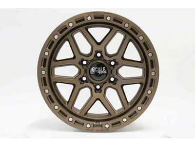 Scale 4x4 Wheels S02 Matte Bronze 6-Lug Wheel; 17x8.5; -10mm Offset (05-15 Tacoma)