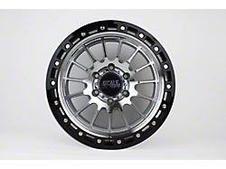 Scale 4x4 Wheels S04 Machined with Black Beadlock 6-Lug Wheel; 17x9; -25mm Offset (05-15 Tacoma)