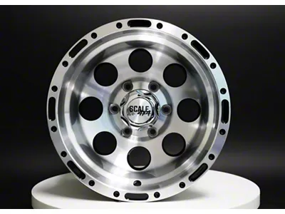 Scale 4x4 Wheels S52 Glossy Black with Machined Face 6-Lug Wheel; 16x10; -27mm Offset (05-15 Tacoma)