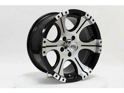Scale 4x4 Wheels Ace Black with Machined Face 6-Lug Wheel; 16x8; 0mm Offset (10-24 4Runner)