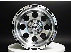Scale 4x4 Wheels S52 Glossy Black with Machined Face 6-Lug Wheel; 16x8; 0mm Offset (21-25 Bronco, Excluding Raptor)