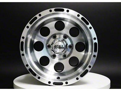 Scale 4x4 Wheels S52 Glossy Black with Machined Face 6-Lug Wheel; 16x8; 0mm Offset (21-25 Bronco, Excluding Raptor)