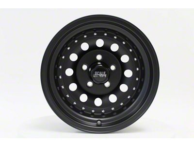 Scale 4x4 Wheels Bandit II Matte Black Wheel; 15x8; -19mm Offset (84-01 Jeep Cherokee XJ)