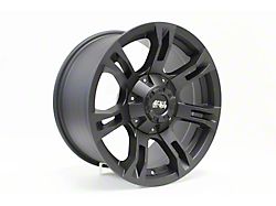 Scale 4x4 Wheels Buckshot Matte Black Wheel; 17x9; -6mm Offset (97-06 Jeep Wrangler TJ)