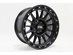 Scale 4x4 Wheels S01 Matte Black Wheel; 17x8.5; 0mm Offset (07-18 Jeep Wrangler JK)