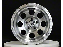 Scale 4x4 Wheels S52 Silver with Machined Face Wheel; 15x10; -46mm Offset (87-95 Jeep Wrangler YJ)
