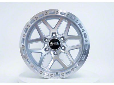 Scale 4x4 Wheels S02 Machined 6-Lug Wheel; 17x8.5; -10mm Offset (24-26 Tacoma)