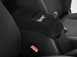 Console Cover with Jeep Logo; Black (01-06 Jeep Wrangler TJ)